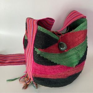 Anthropologie Wayuu Mochilla Bag